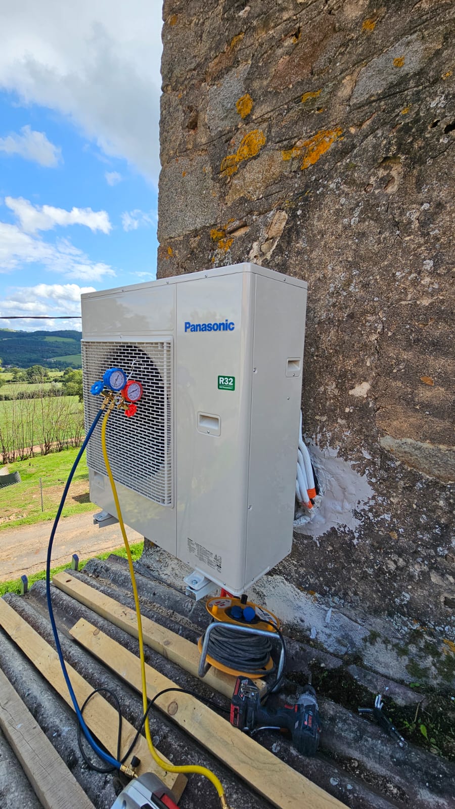 Groupe extérieur Panasonic avec mise en service